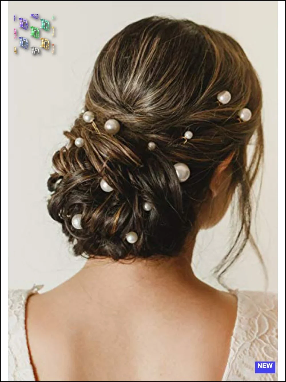 18-Piece Pearl Bridal Hair Pins Set Wedding Hair Accessories